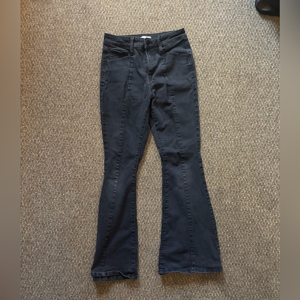 Black Flared Jeans
